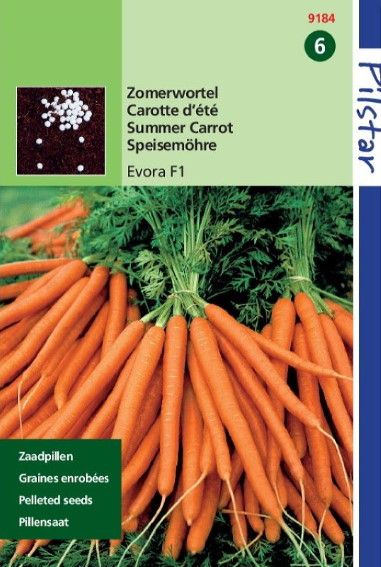 Carrot Laguna F1 Pelleted Seeds (Daucus) 320 seeds HT